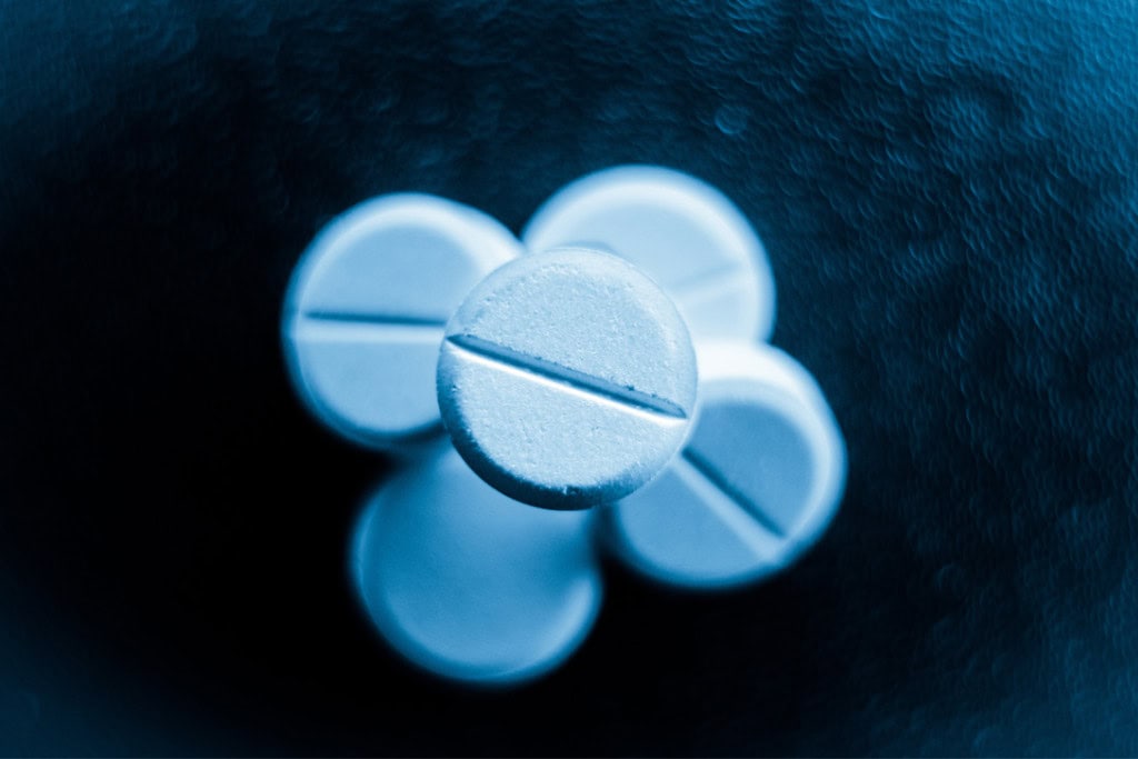 A set of benzodiazepine tablets, highlighting the focus of addiction treatment and recovery services provided at benzodiazepine rehab in Reseda CA.