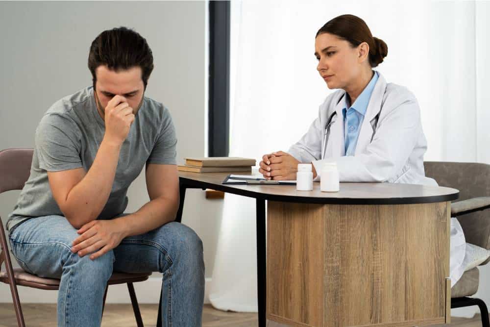 Doctor consulting a patient about treatment options for Opiate Detox in Reseda, CA.